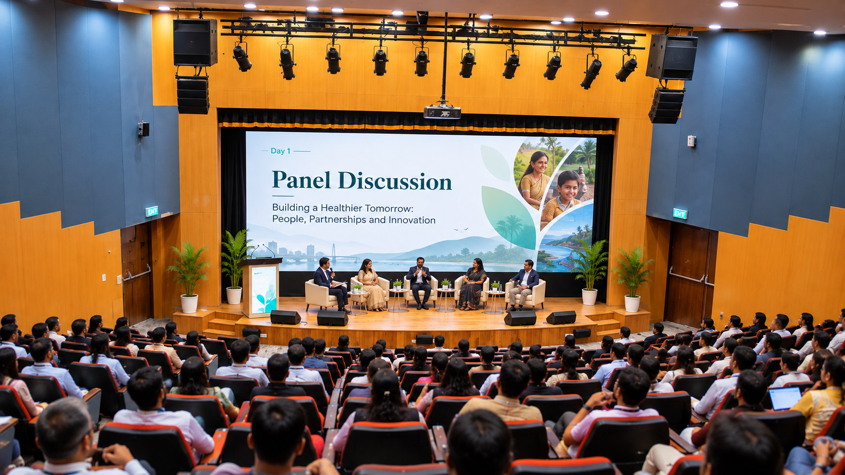 Panel discussion at the forum